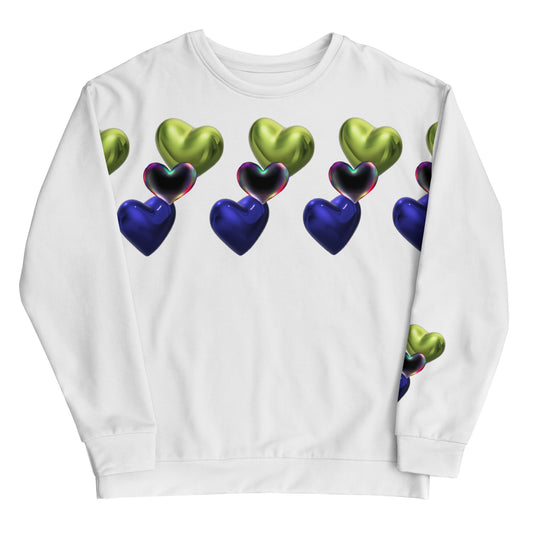 Hearts | Unisex Sweatshirt   - #tag1# - #tag2# -