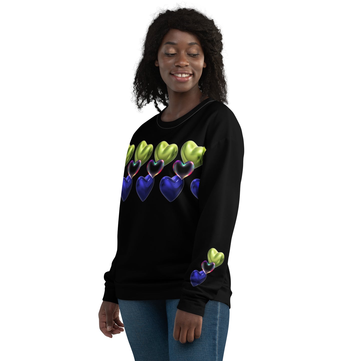 Hearts | Unisex Sweatshirt - #tag1# - #tag2# -