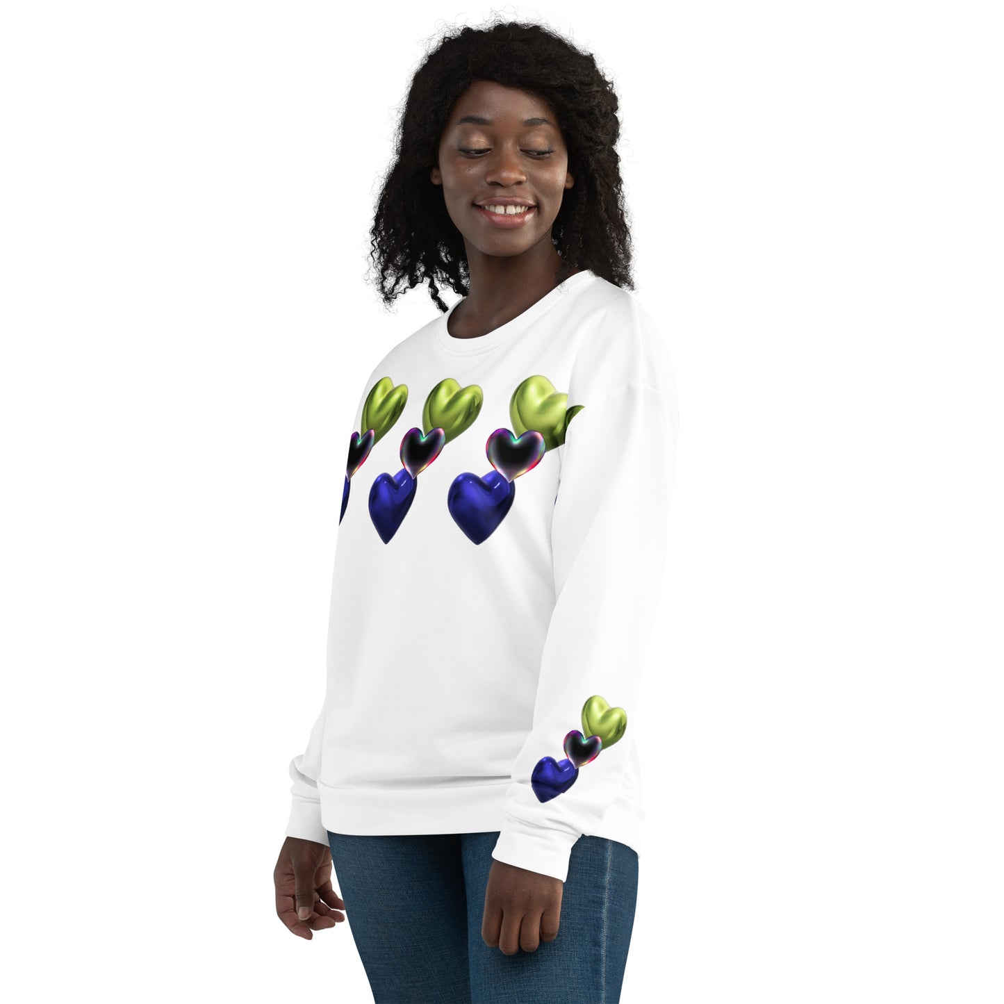 Hearts | Unisex Sweatshirt - #tag1# - #tag2# -