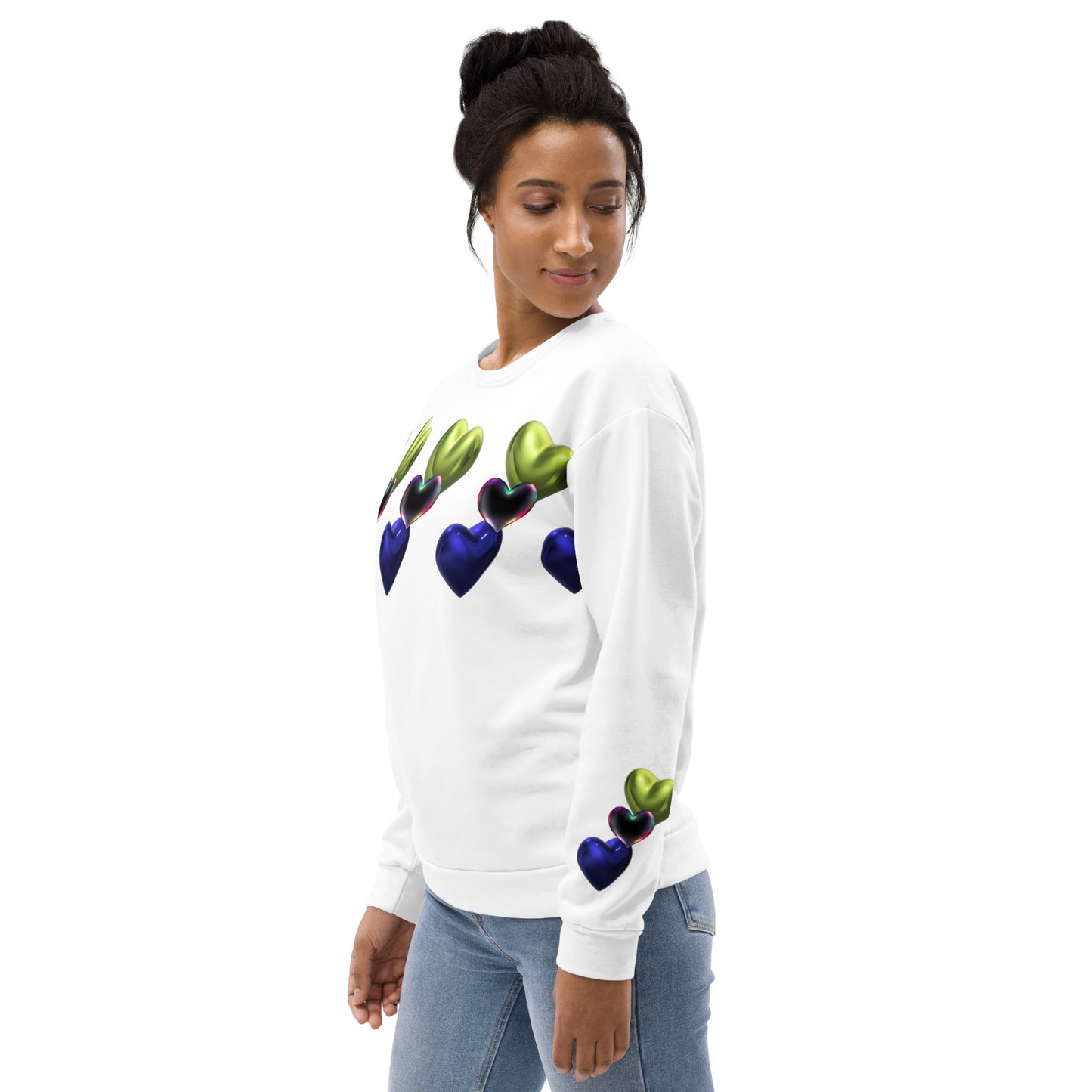 Hearts | Unisex Sweatshirt - #tag1# - #tag2# -