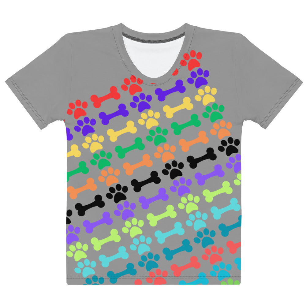 Dog Bones | Short Sleeve | Women's T-Shirt - #tag1# - #tag2# -