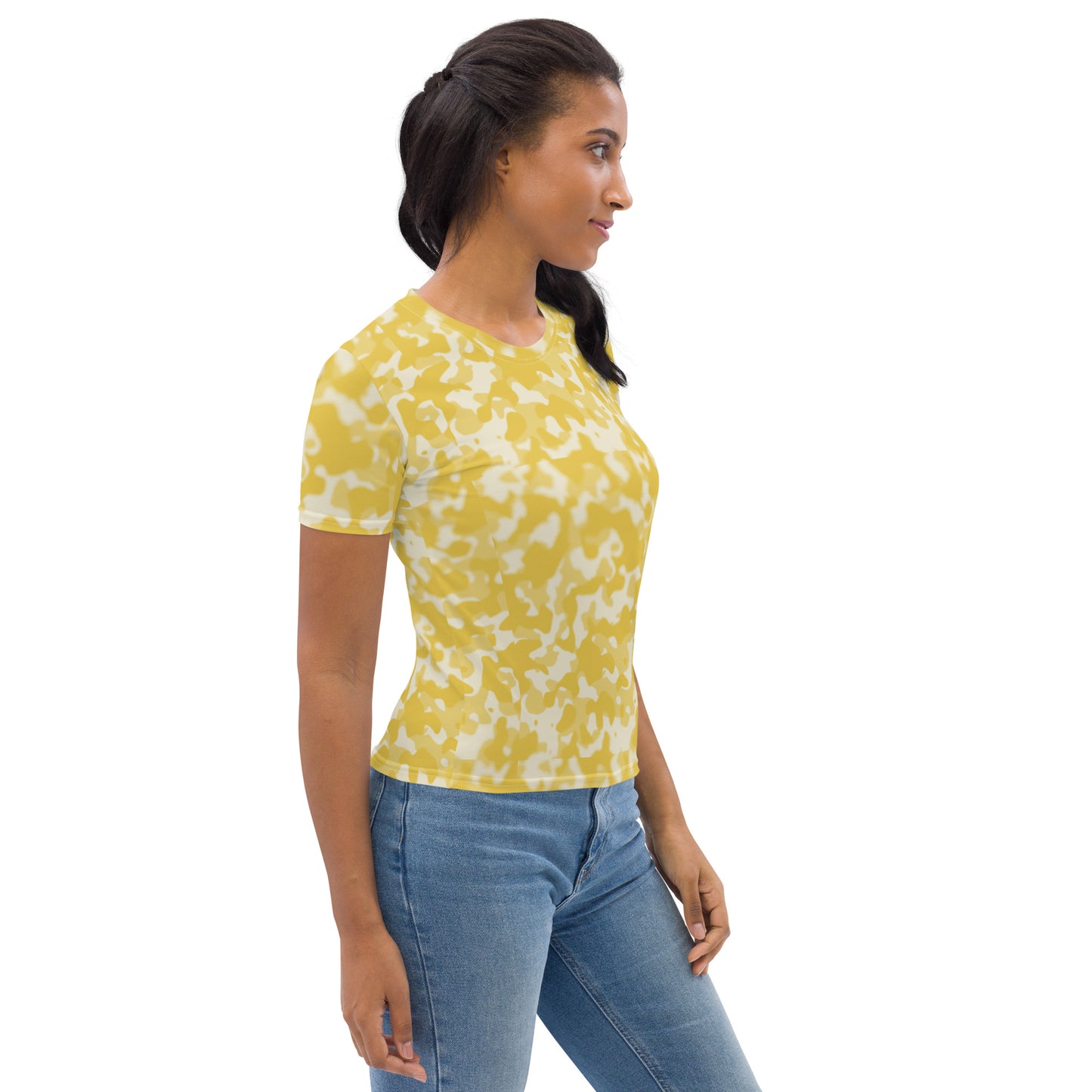 yellow camo tee