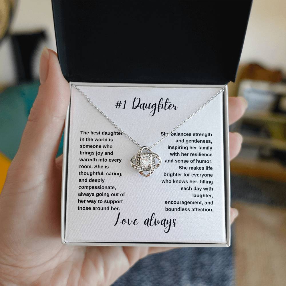 #1 Daughter | Love Knot Necklace*