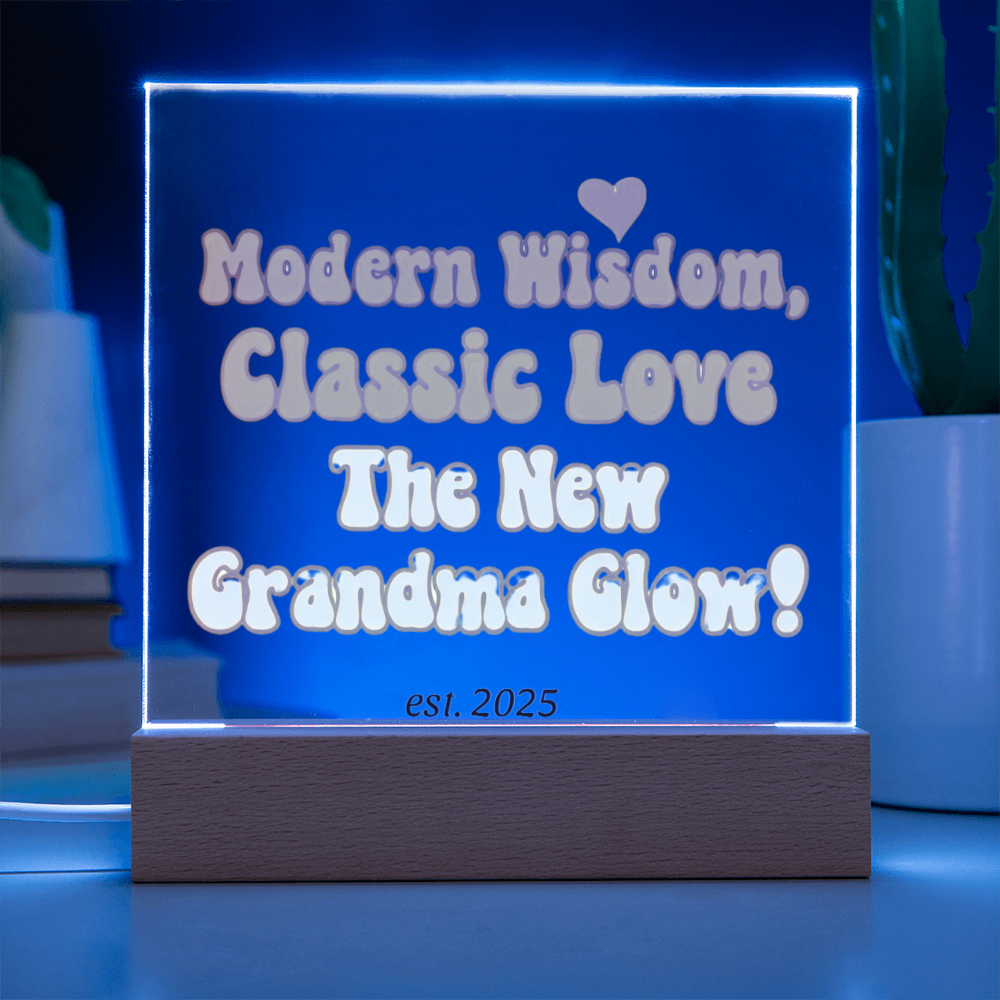 Neue Oma, gegründet 2025 | Acryl-Plakette