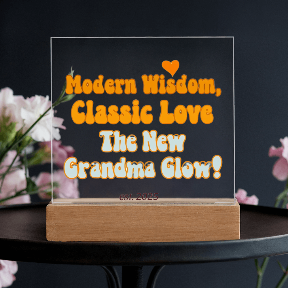 Neue Oma, gegründet 2025 | Acryl-Plakette