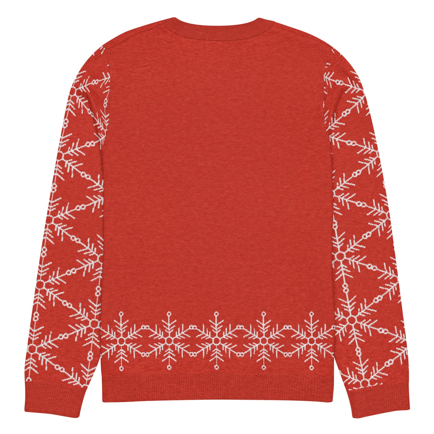 Snowflakes | Knitted Crew Neck Sweater (ONLY AVAILABLE TO BE SHIPPED TO CHINA) - #tag1# - #tag2# -