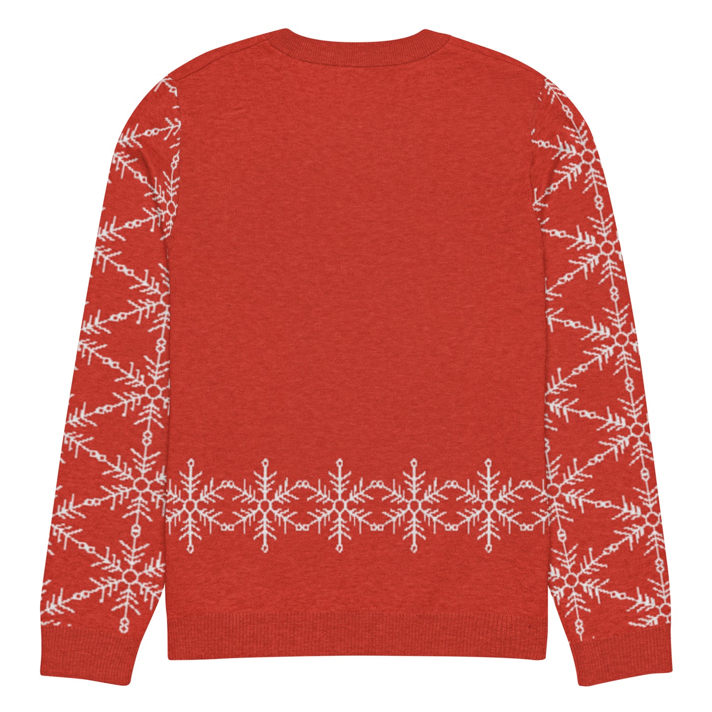 Snowflakes | Knitted Crew Neck Sweater (ONLY AVAILABLE TO BE SHIPPED TO CHINA) - #tag1# - #tag2# -