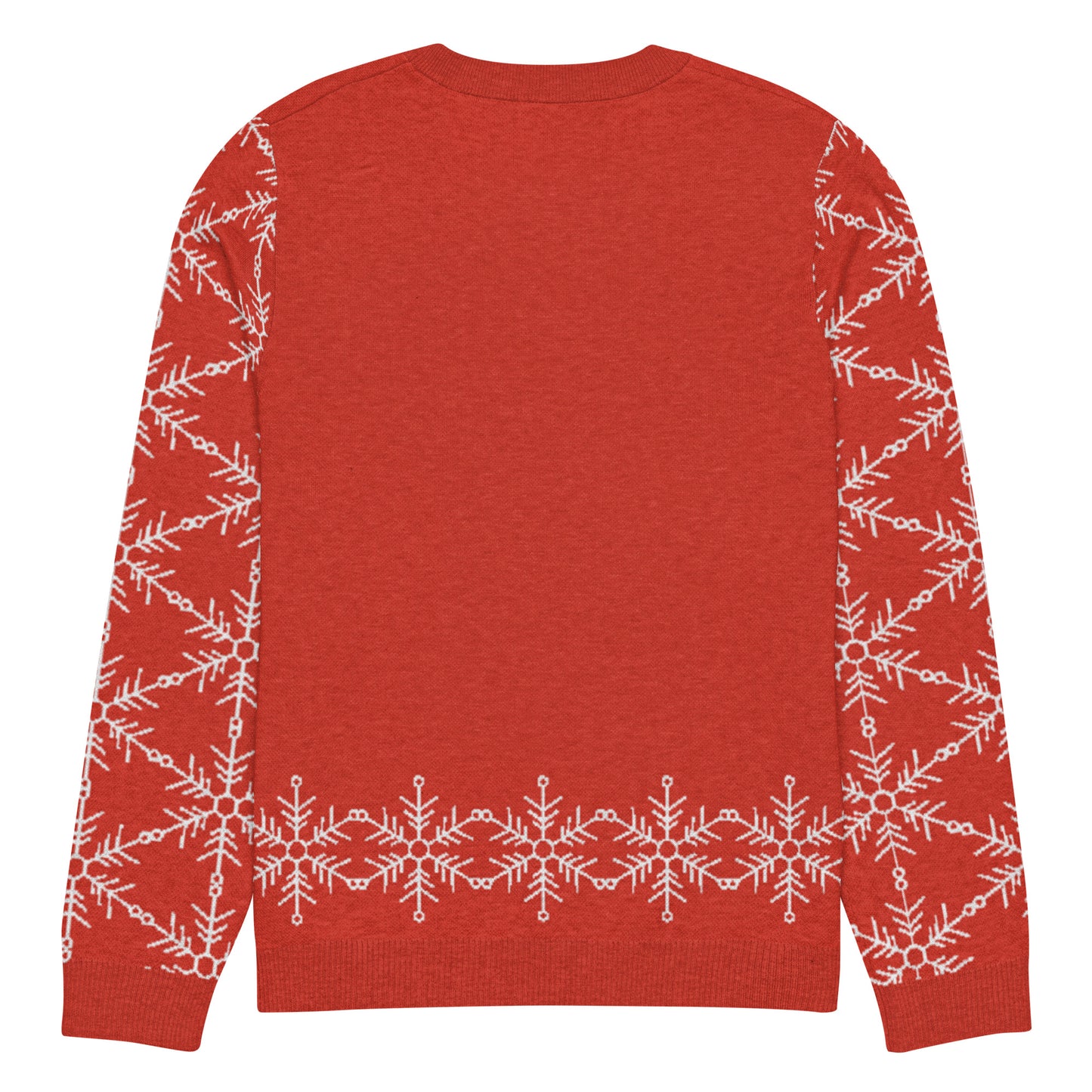 Snowflakes | Knitted Crew Neck Sweater (ONLY AVAILABLE TO BE SHIPPED TO CHINA) - #tag1# - #tag2# -