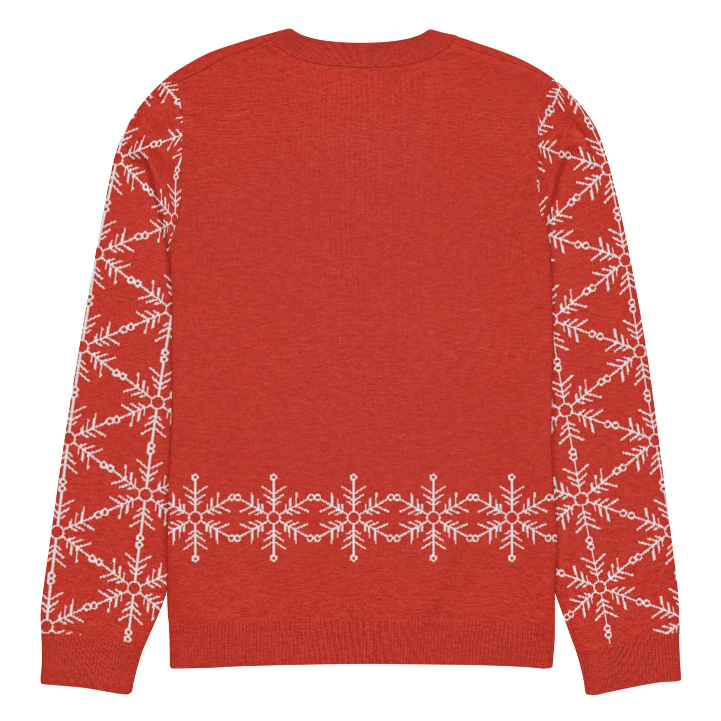 Snowflakes | Knitted Crew Neck Sweater (ONLY AVAILABLE TO BE SHIPPED TO CHINA) - #tag1# - #tag2# -