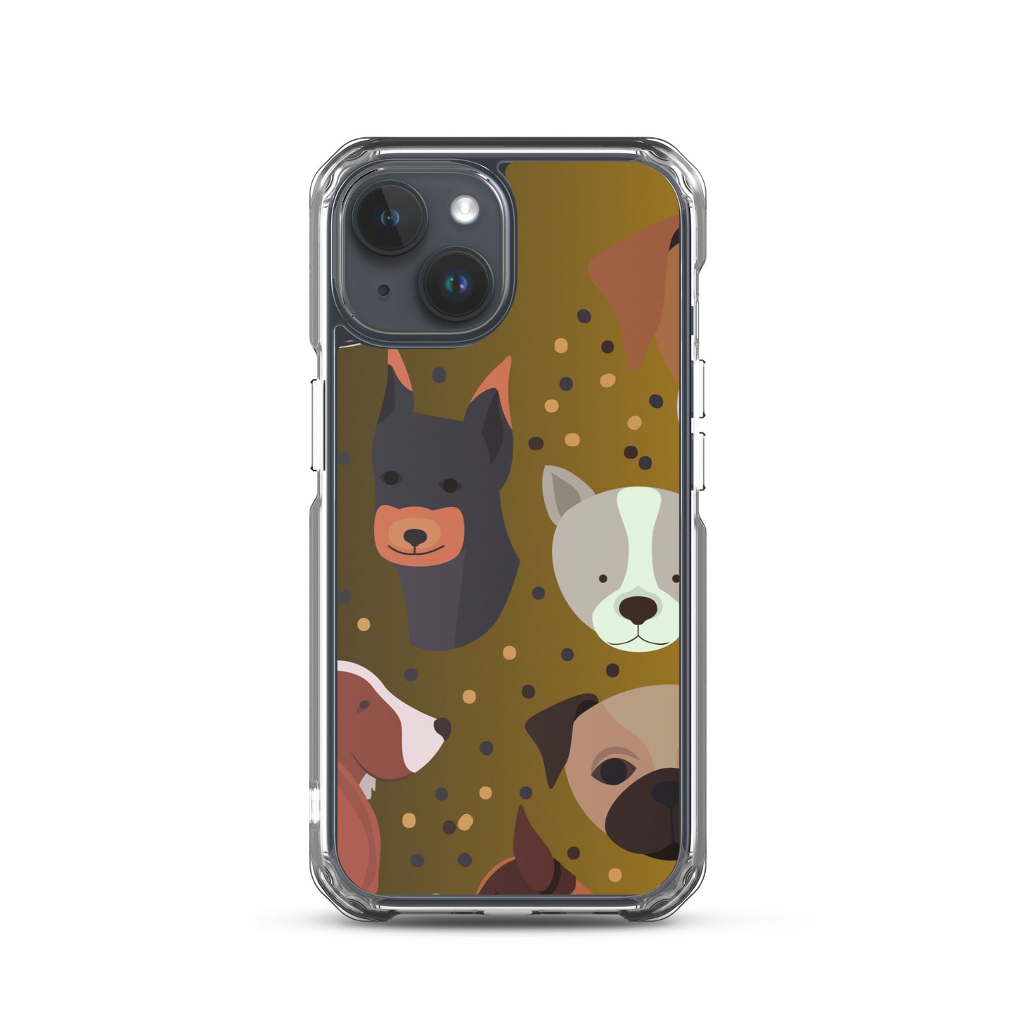 Dog Lover Clear Case for iPhone® - #tag1# - #tag2# -