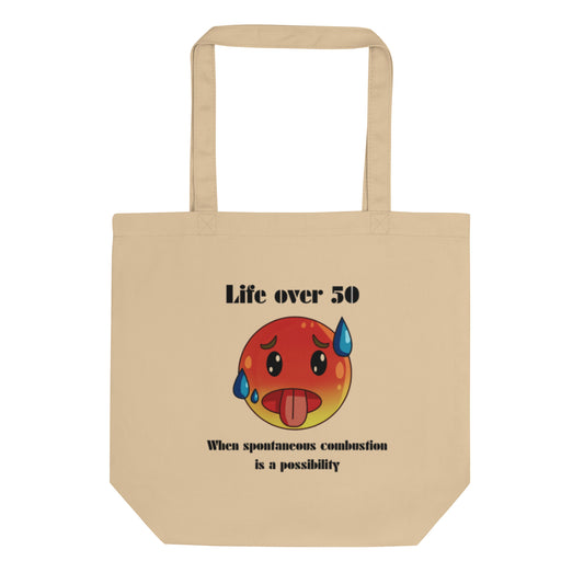 Life Over 50 | Eco Tote Bag   - #tag1# - #tag2# -