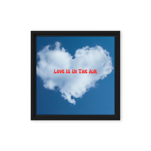 Love Is In The Air | Framed Canvas   - #tag1# - #tag2# -
