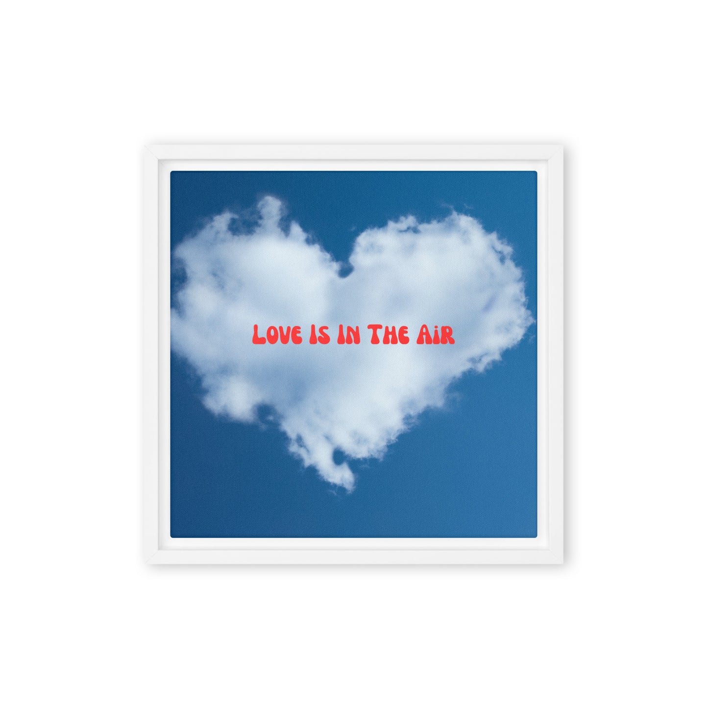 Love Is In The Air | Framed Canvas - #tag1# - #tag2# -