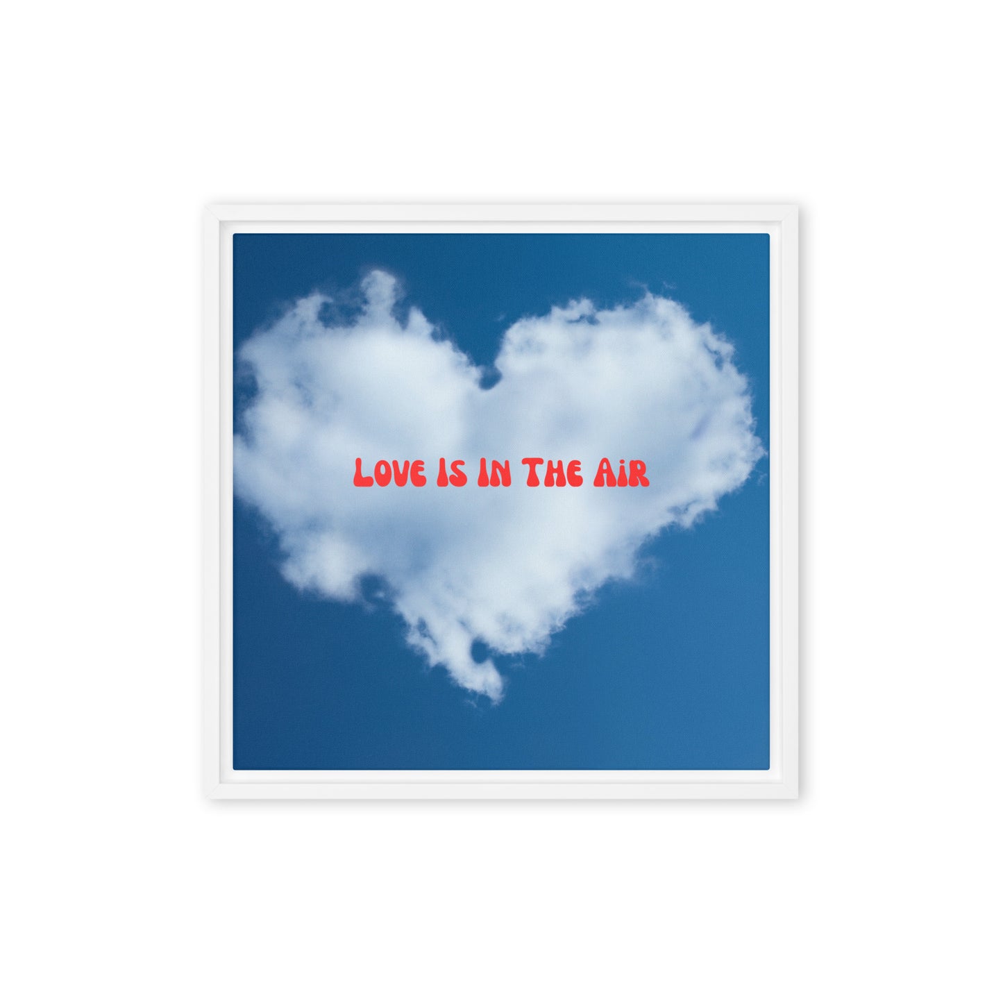 Love Is In The Air | Framed Canvas - #tag1# - #tag2# -