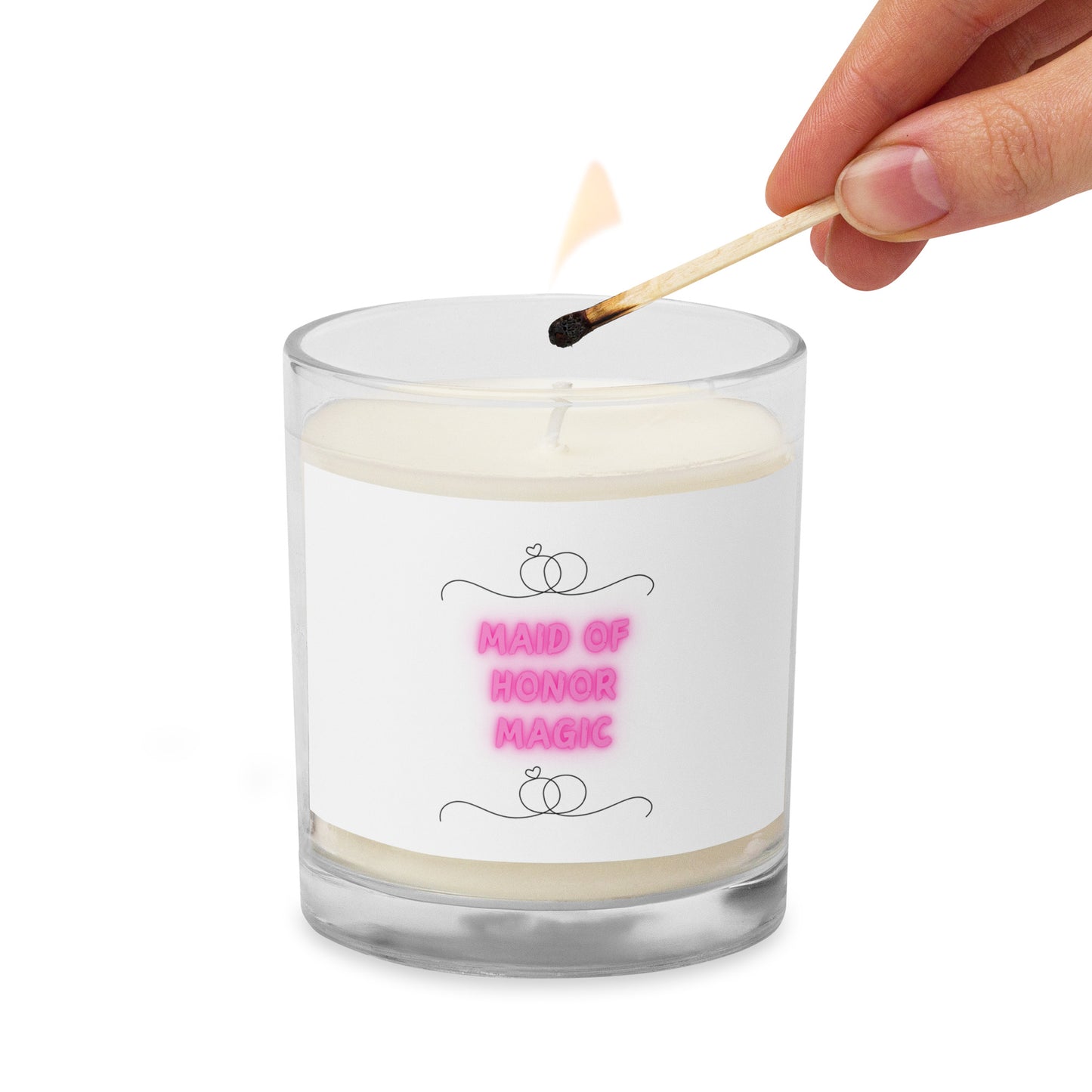 Maid Of Honor Magic | Glass Jar Soy Wax Candle - #tag1# - #tag2# -