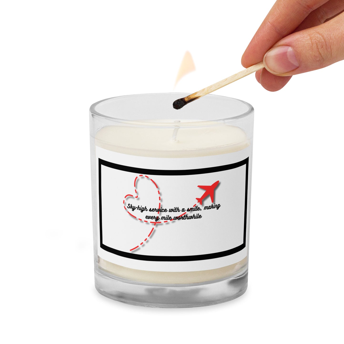 Flight Attendants | Glass Jar Soy Wax Candle - #tag1# - #tag2# -