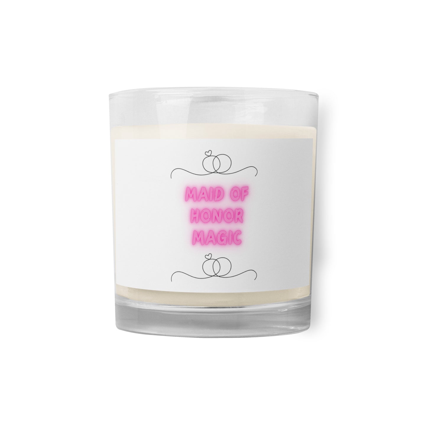 Maid Of Honor Magic | Glass Jar Soy Wax Candle - #tag1# - #tag2# -