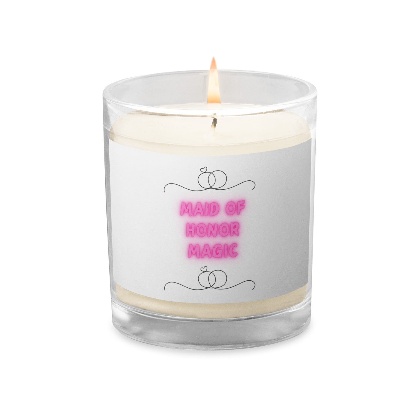 Maid Of Honor Magic | Glass Jar Soy Wax Candle - #tag1# - #tag2# -