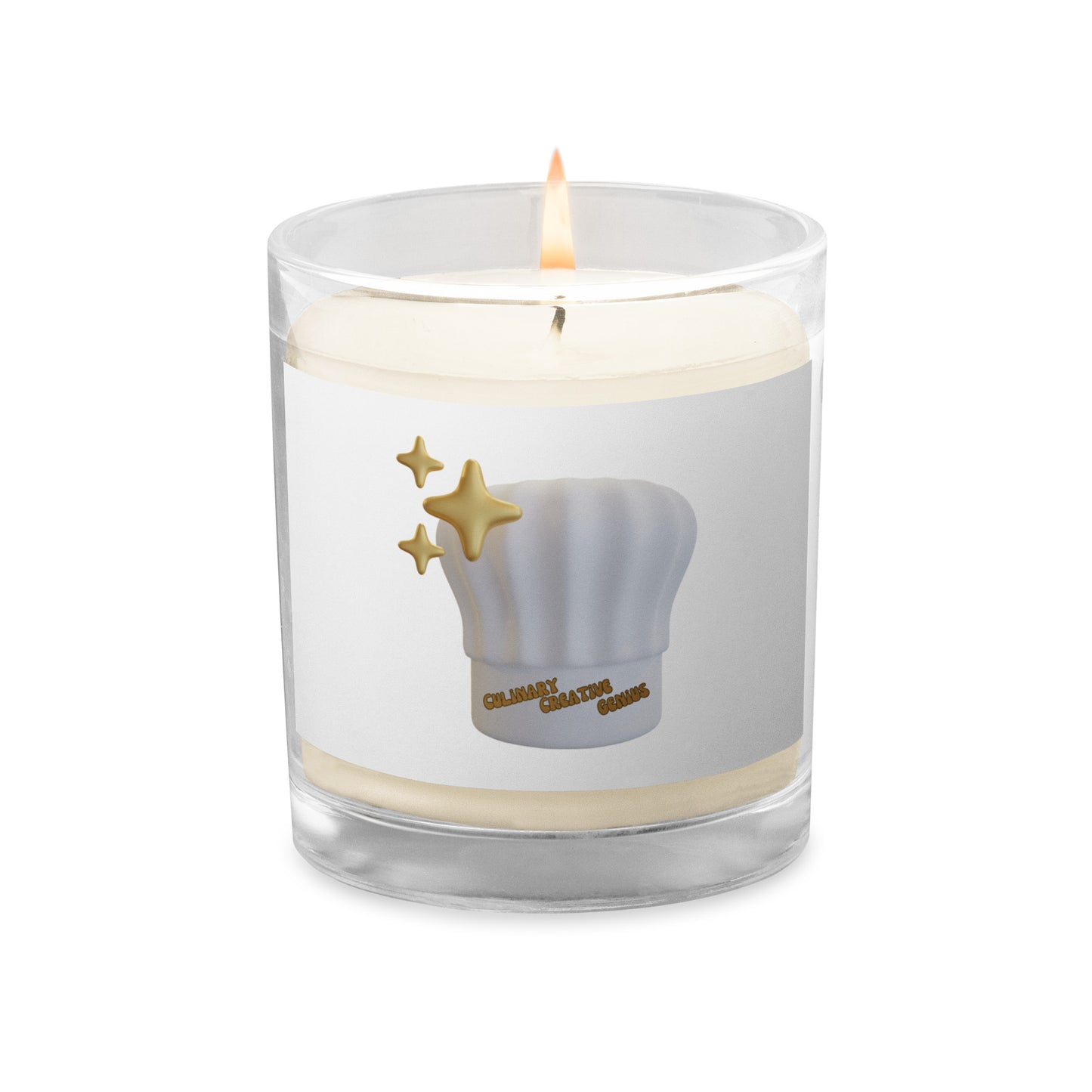 Culinary Creative Genius | Glass Jar Soy Wax Candle - #tag1# - #tag2# -