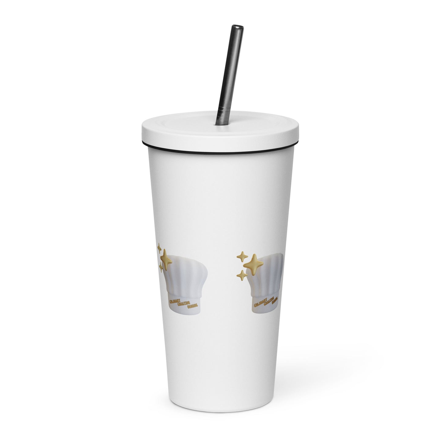 Culinary Creative Genius | Insulated Tumbler With A Straw - #tag1# - #tag2# -