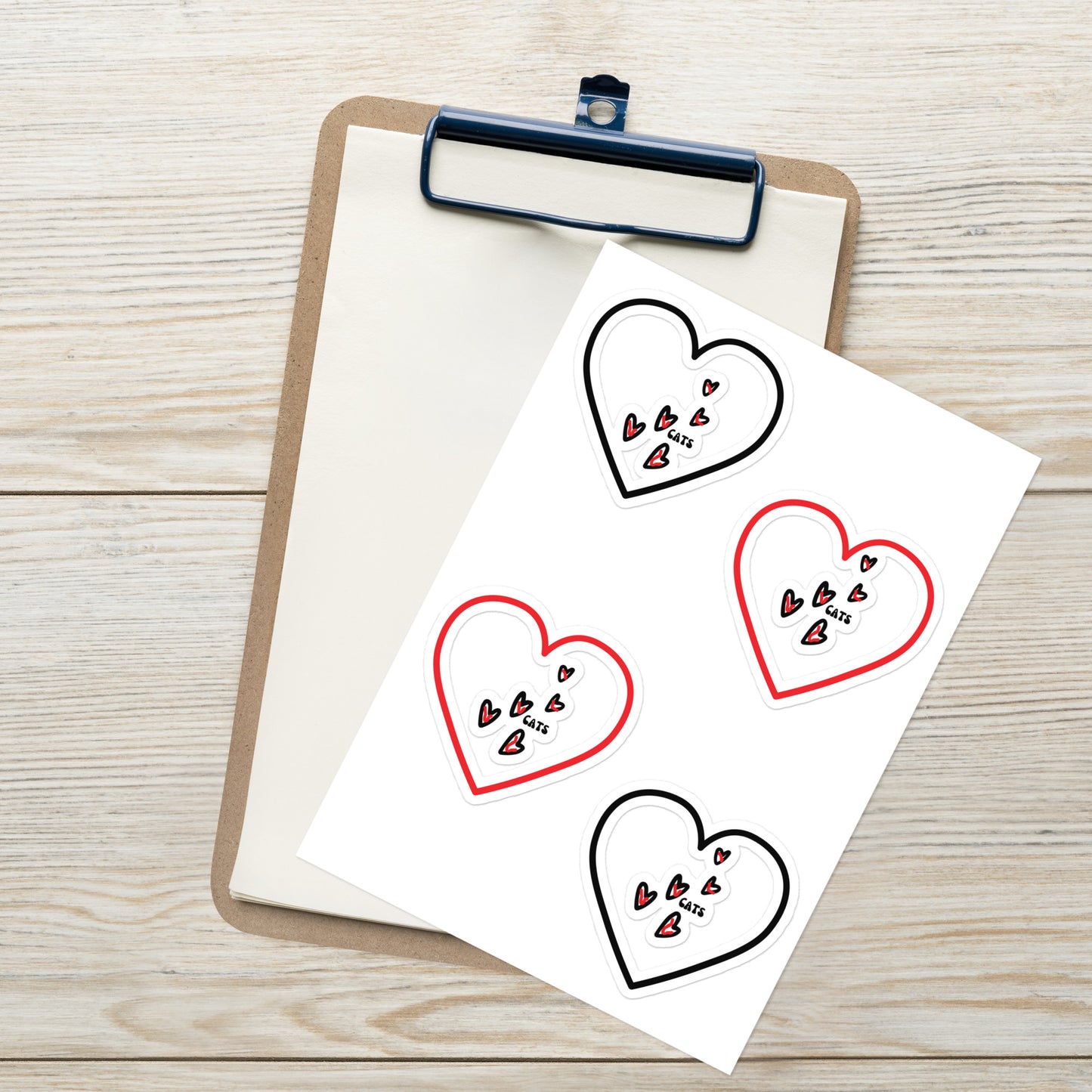 I Love Cats | Sticker Sheet - #tag1# - #tag2# -