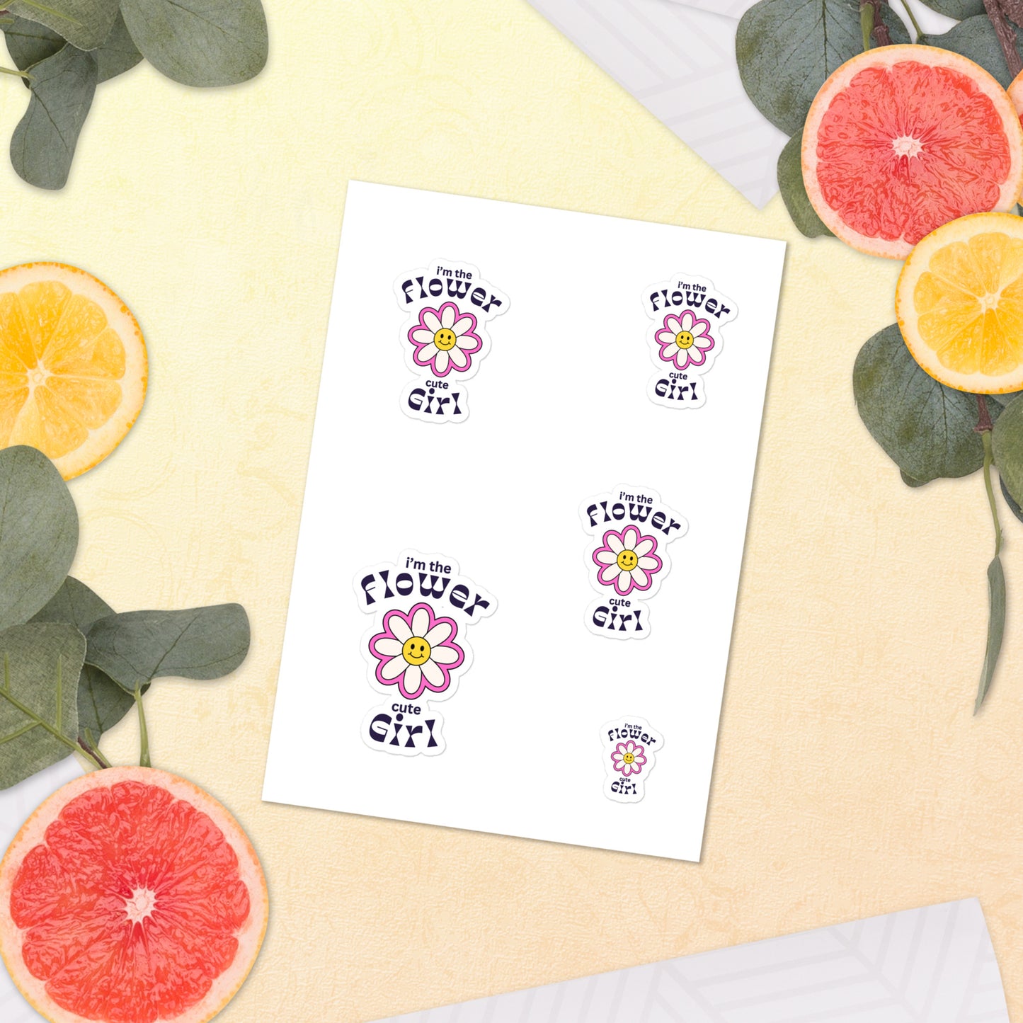 Flower Girl | Sticker Sheet - #tag1# - #tag2# -