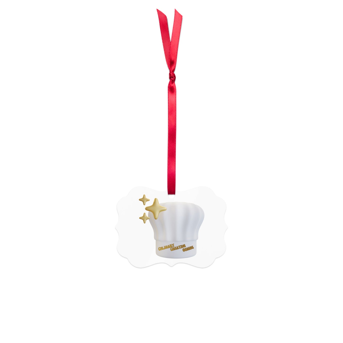 Culinary Creative Genius | Metal Ornament (US ONLY) - #tag1# - #tag2# -
