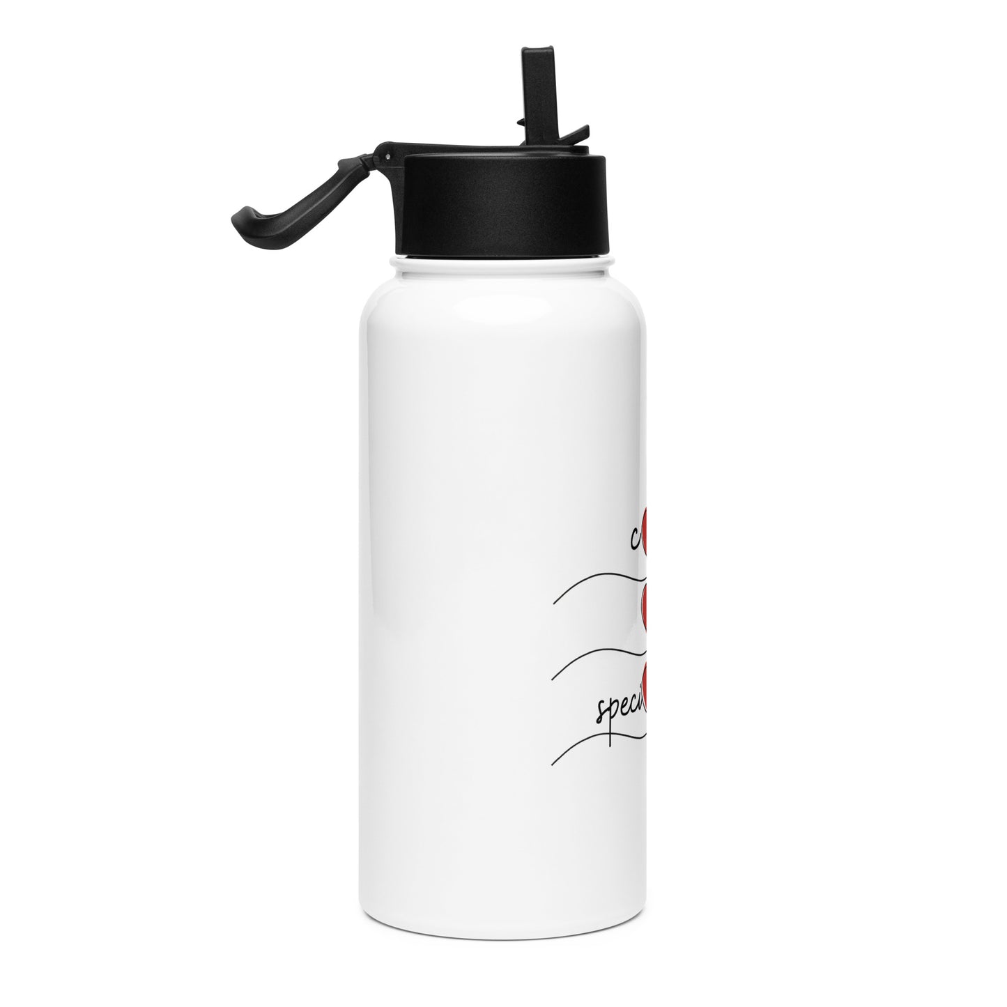 Caregivers Are Special | Stainless Steel Water Bottle With A Straw Lid - #tag1# - #tag2# -