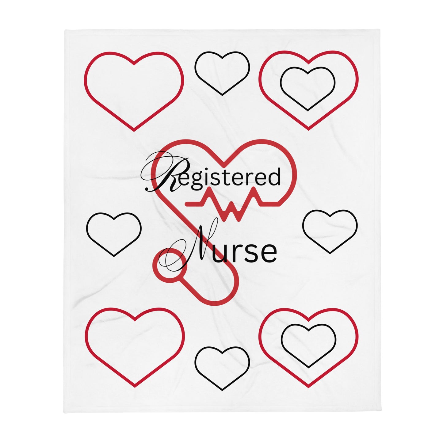 Registered Nurse | Throw Blanket - #tag1# - #tag2# -