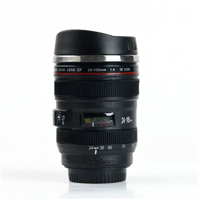 Camera Lens Shape | Coffee Tea | Travel Mug