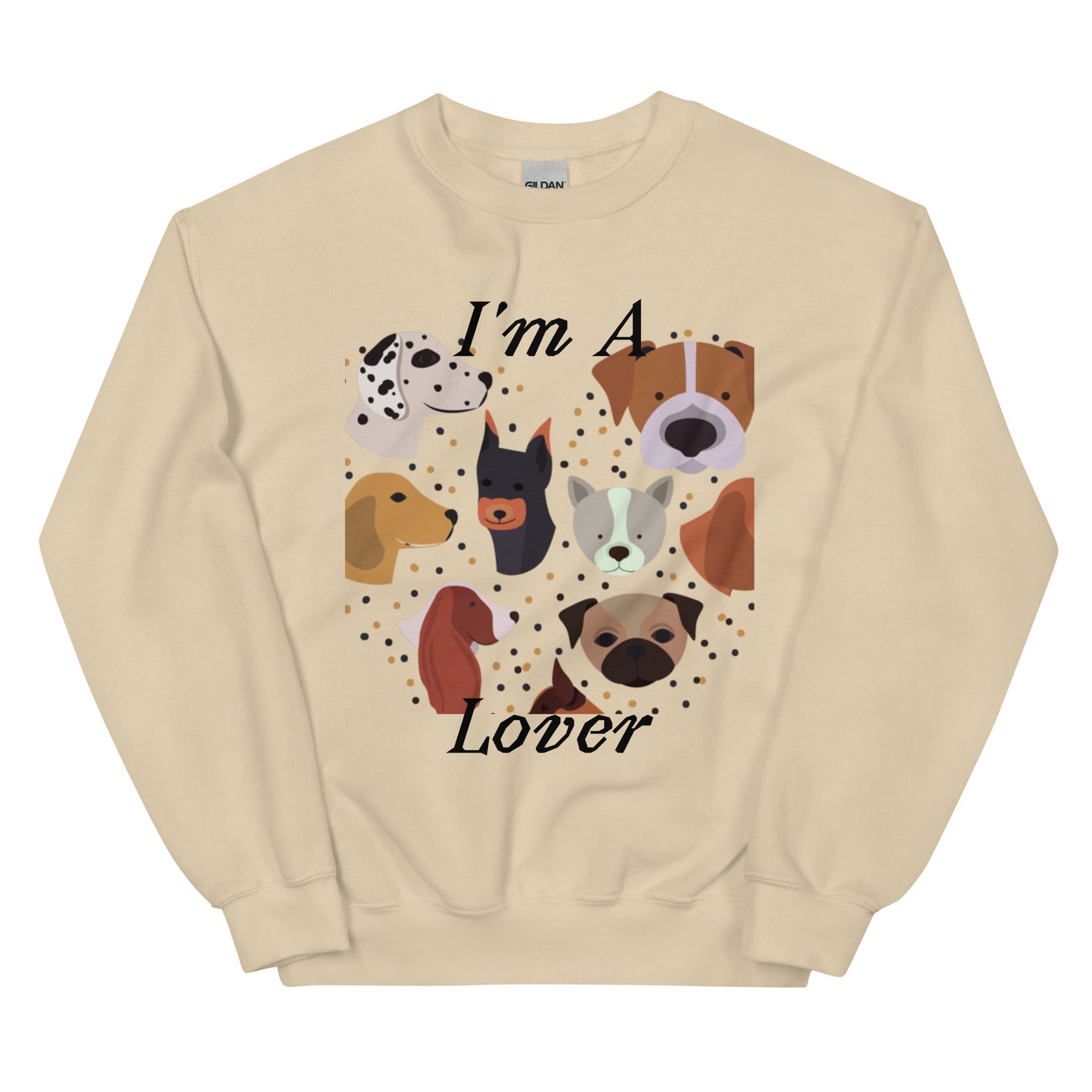 I'm A Dog Lover pullover Unisex Sweatshirt - #tag1# - #tag2# -