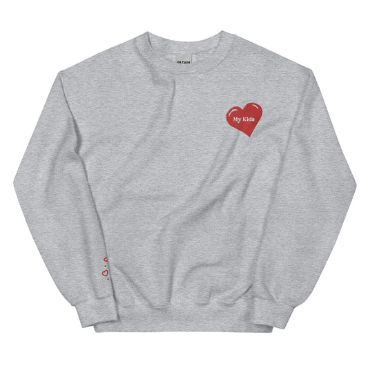 I Love My Kids | Unisex Sweatshirt   - #tag1# - #tag2# -