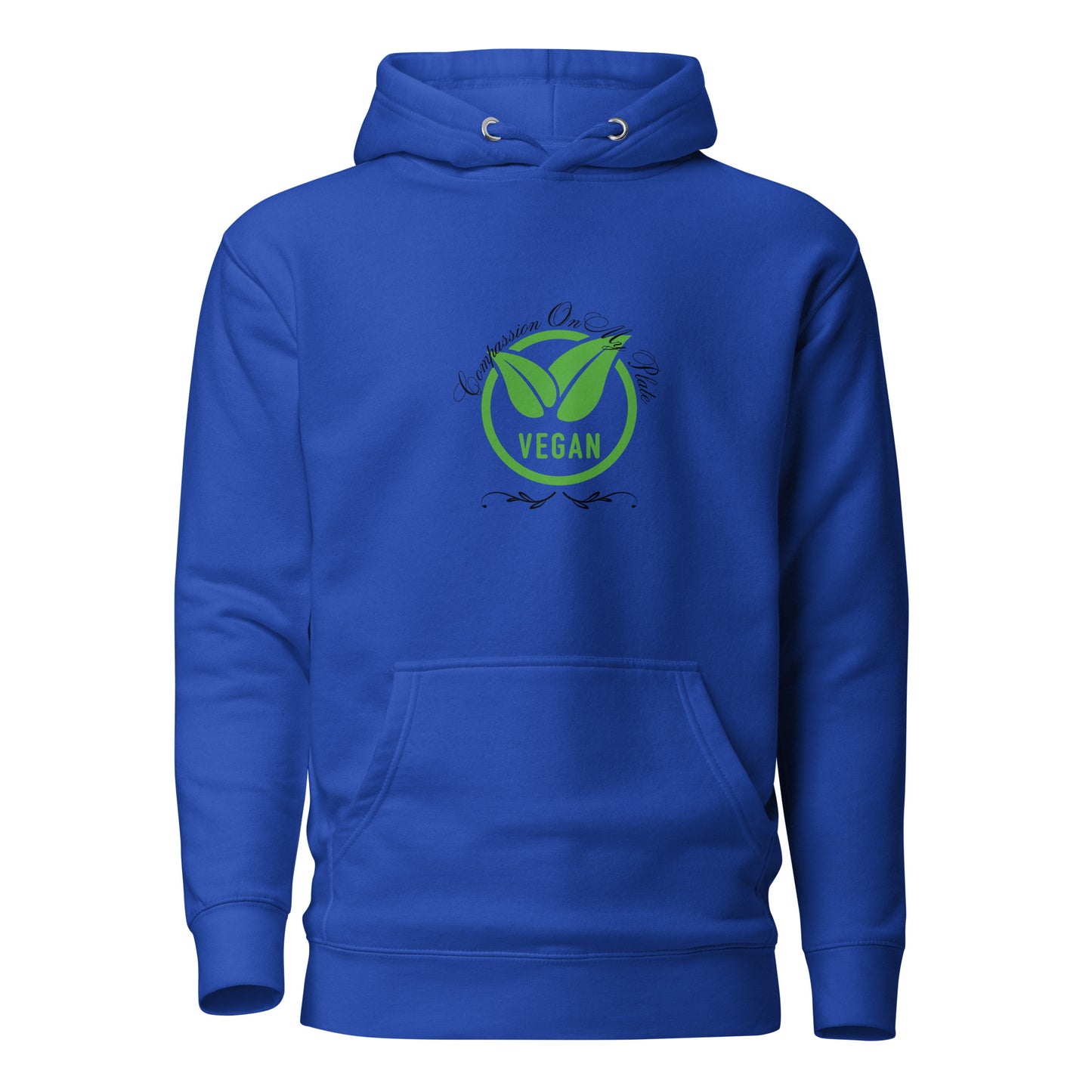 Compassion On My Plate Vegan | Unisex Hoodie - #tag1# - #tag2# -