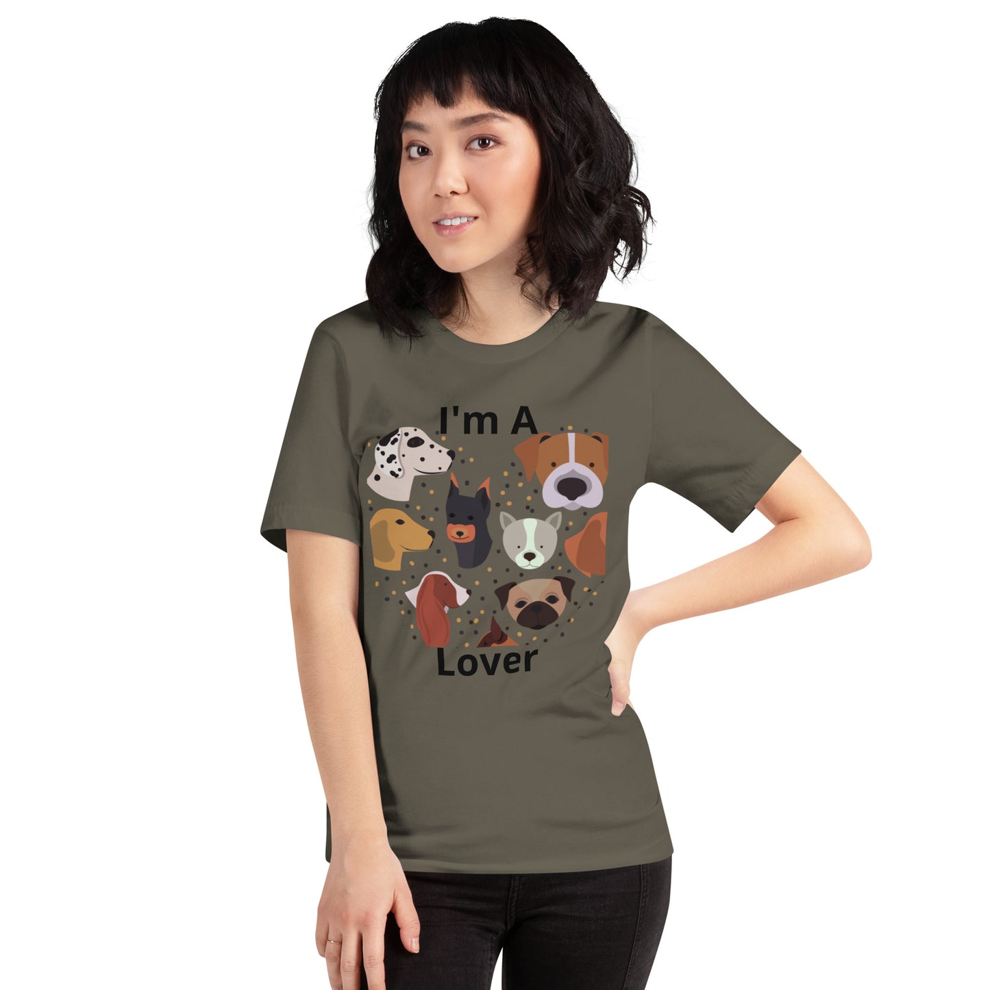 I'm A Dog Lover short sleeve Unisex t-shirt - #tag1# - #tag2# -