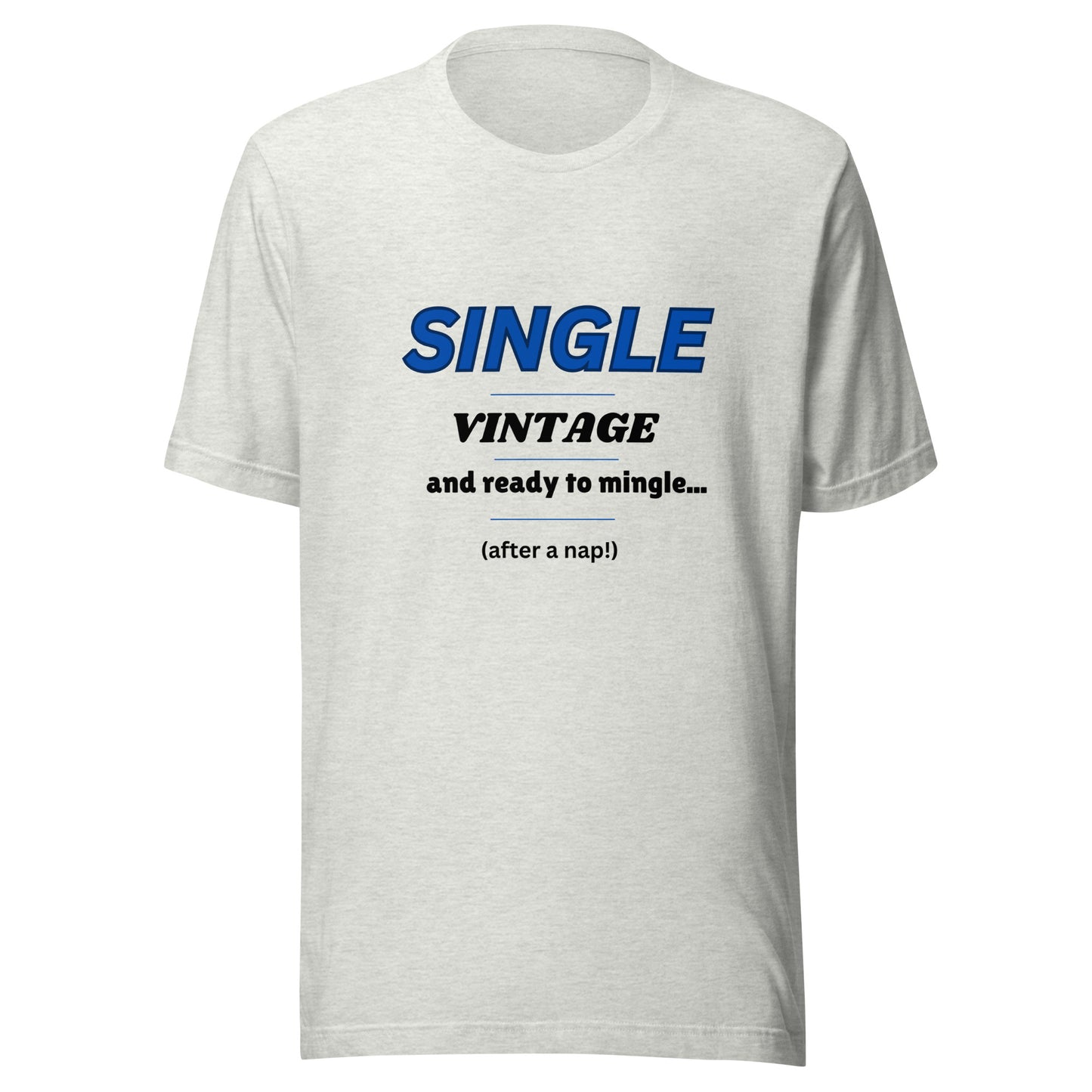 Single, Vintage | Short Sleeve | Unisex T-Shirt - #tag1# - #tag2# -