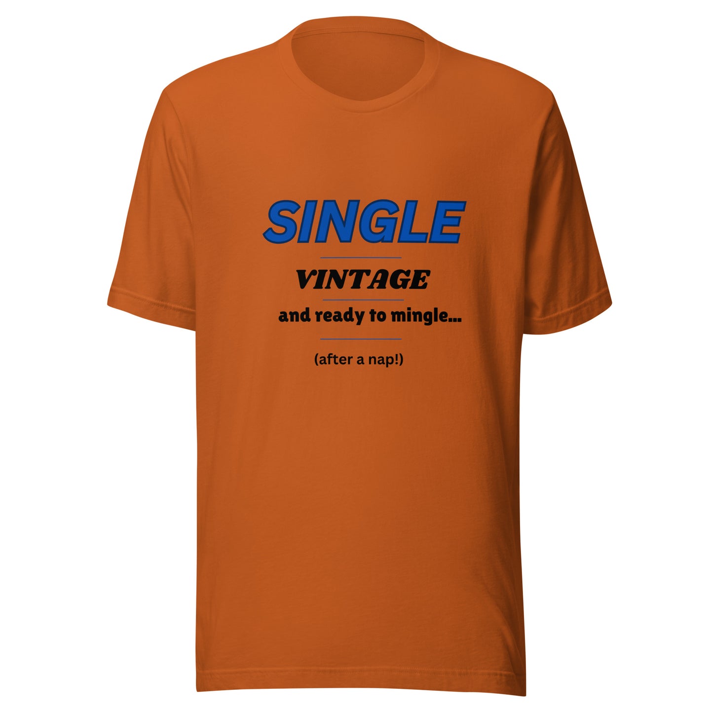 Single, Vintage | Short Sleeve | Unisex T-Shirt - #tag1# - #tag2# -