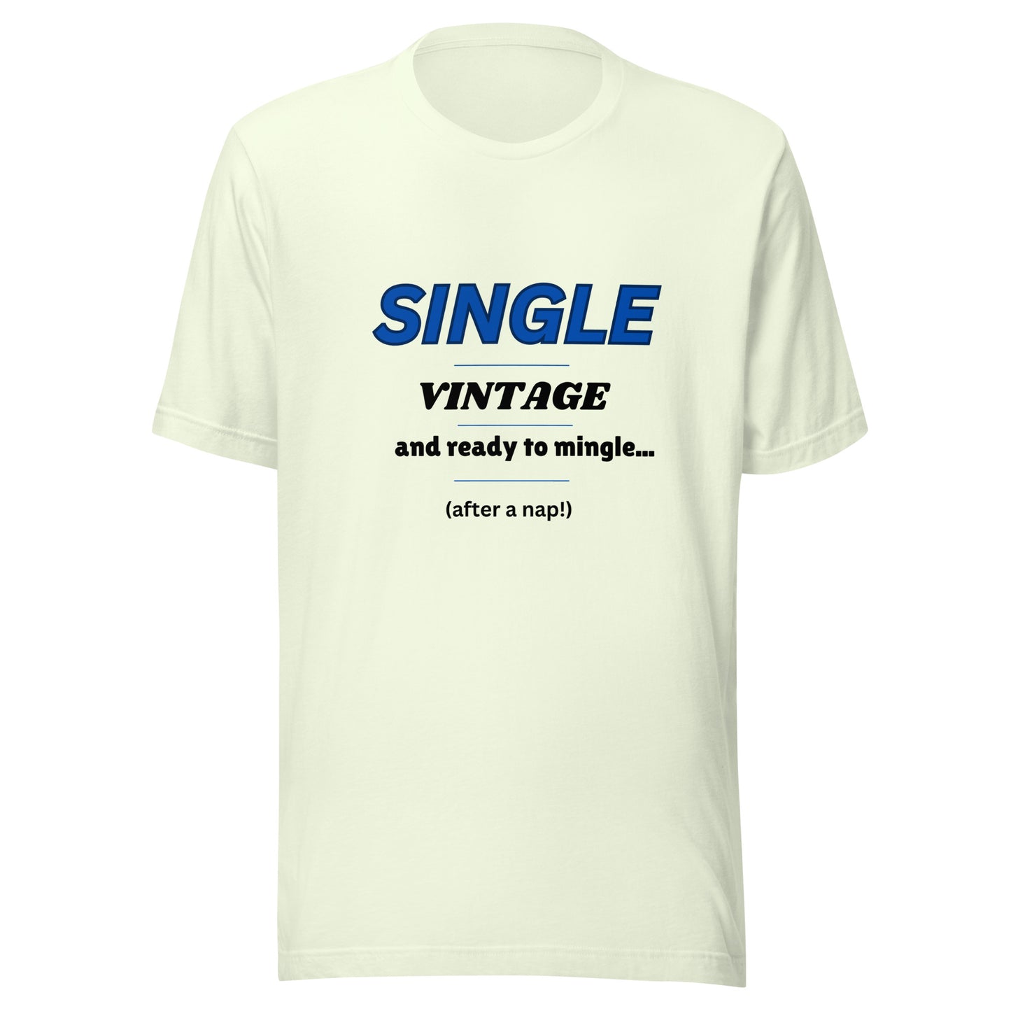 Single, Vintage | Short Sleeve | Unisex T-Shirt - #tag1# - #tag2# -