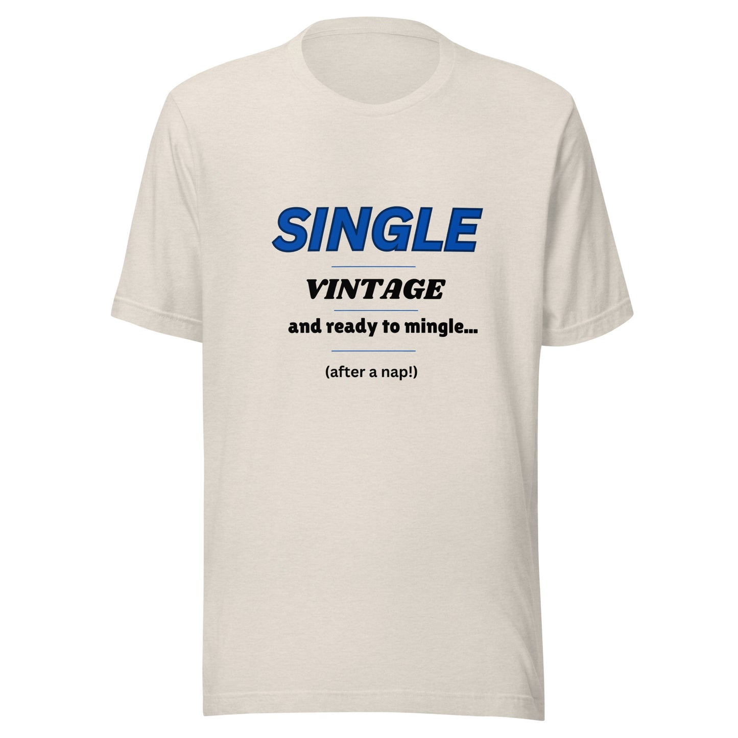 Single, Vintage | Short Sleeve | Unisex T-Shirt - #tag1# - #tag2# -