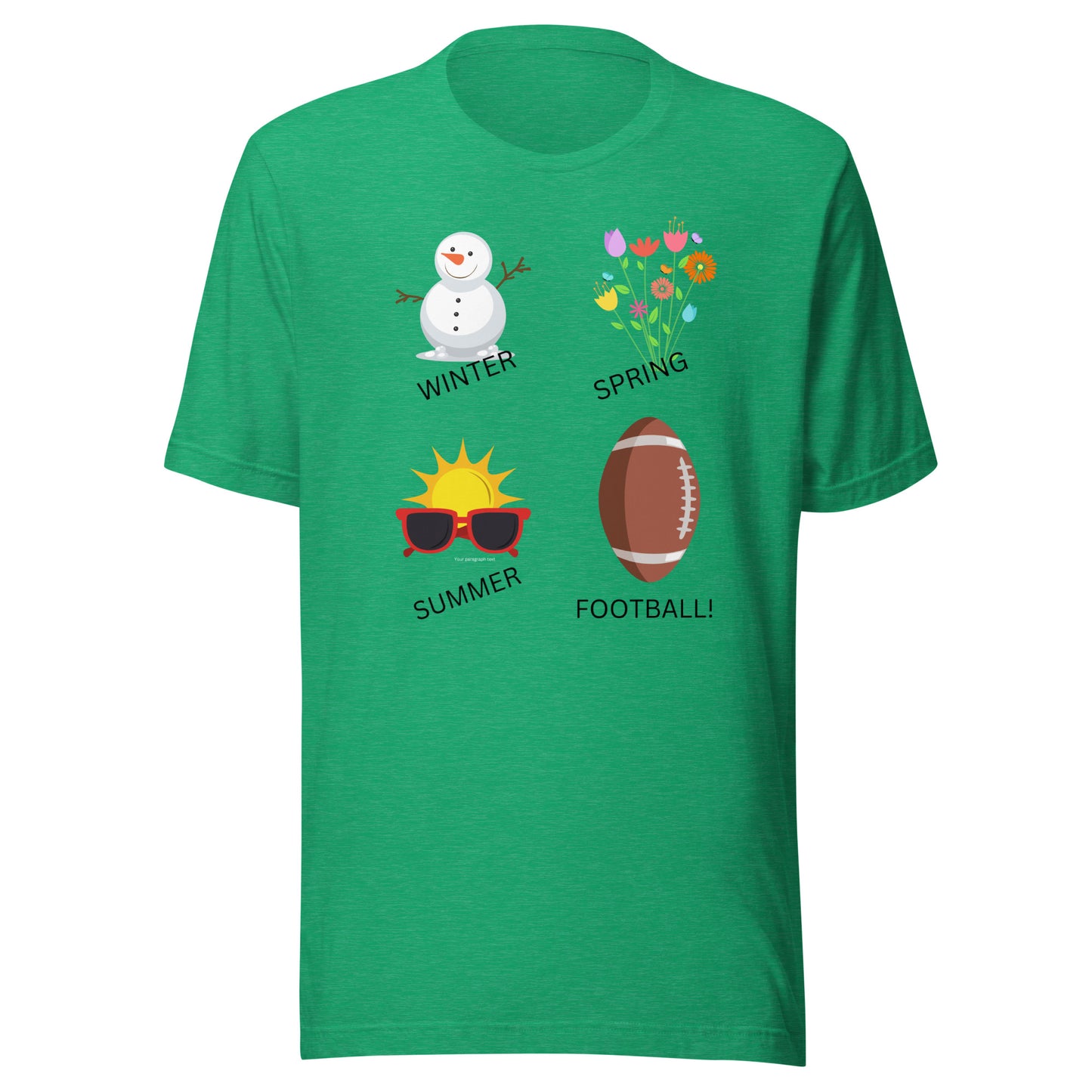 Football | Short Sleeve | Unisex T-Shirt - #tag1# - #tag2# -