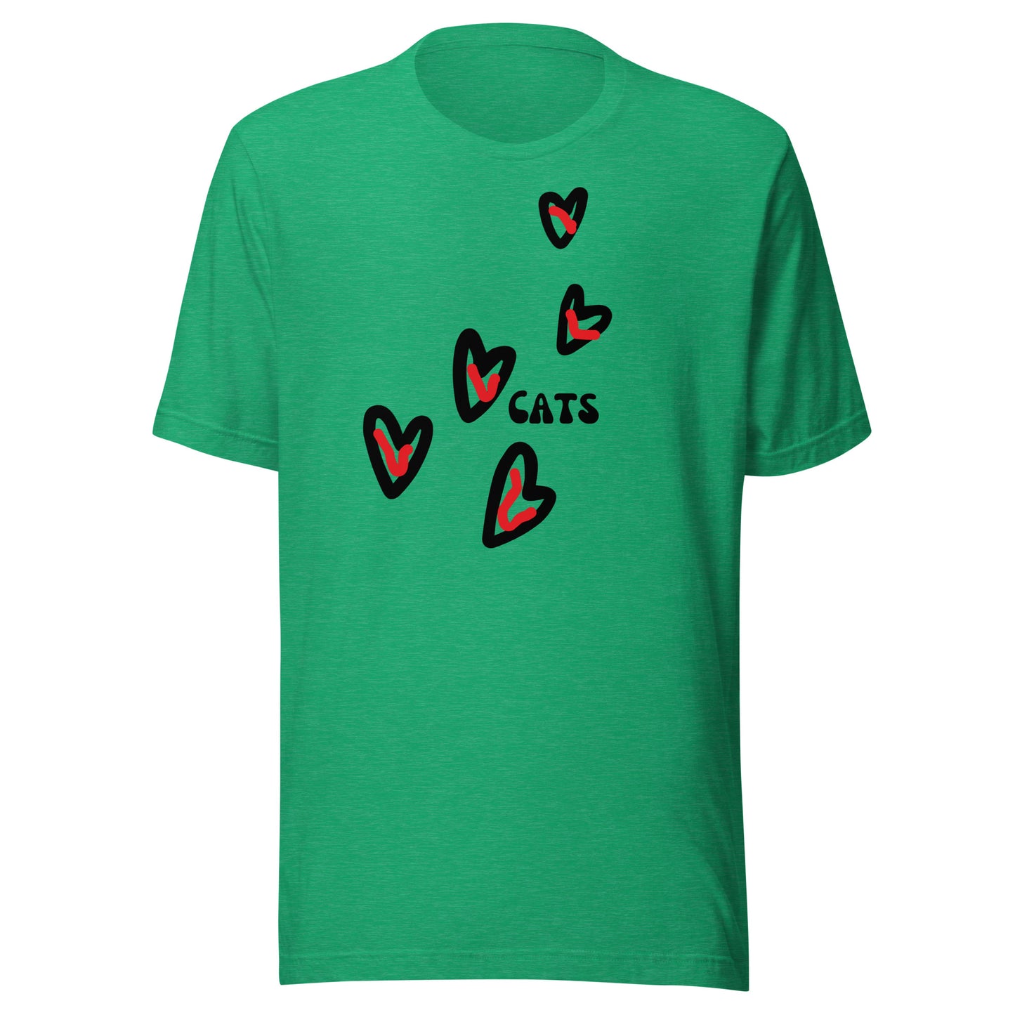 I Love Cats | Short Sleeve | Unisex T-Shirt - #tag1# - #tag2# -