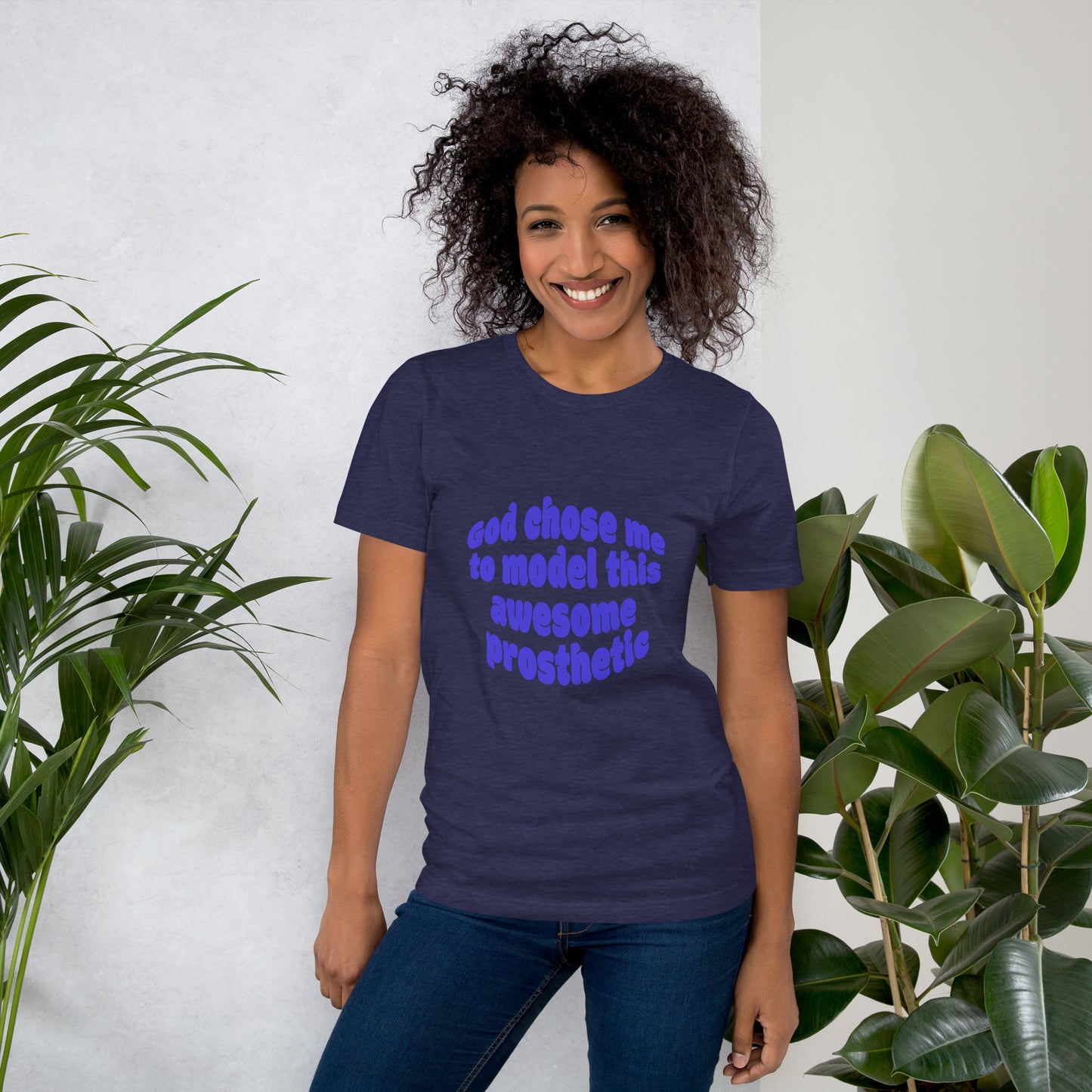 God Chose Me To Model This Awesome Prosthetic | Short Sleeve | Unisex T-Shirt - #tag1# - #tag2# -