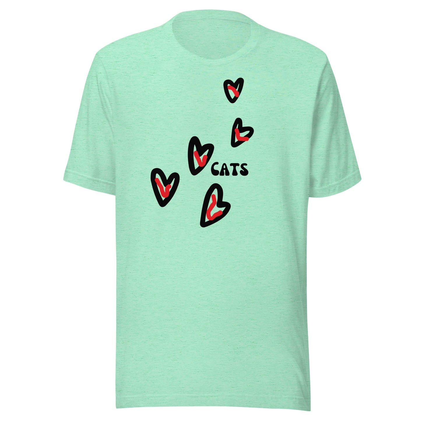 I Love Cats | Short Sleeve | Unisex T-Shirt - #tag1# - #tag2# -