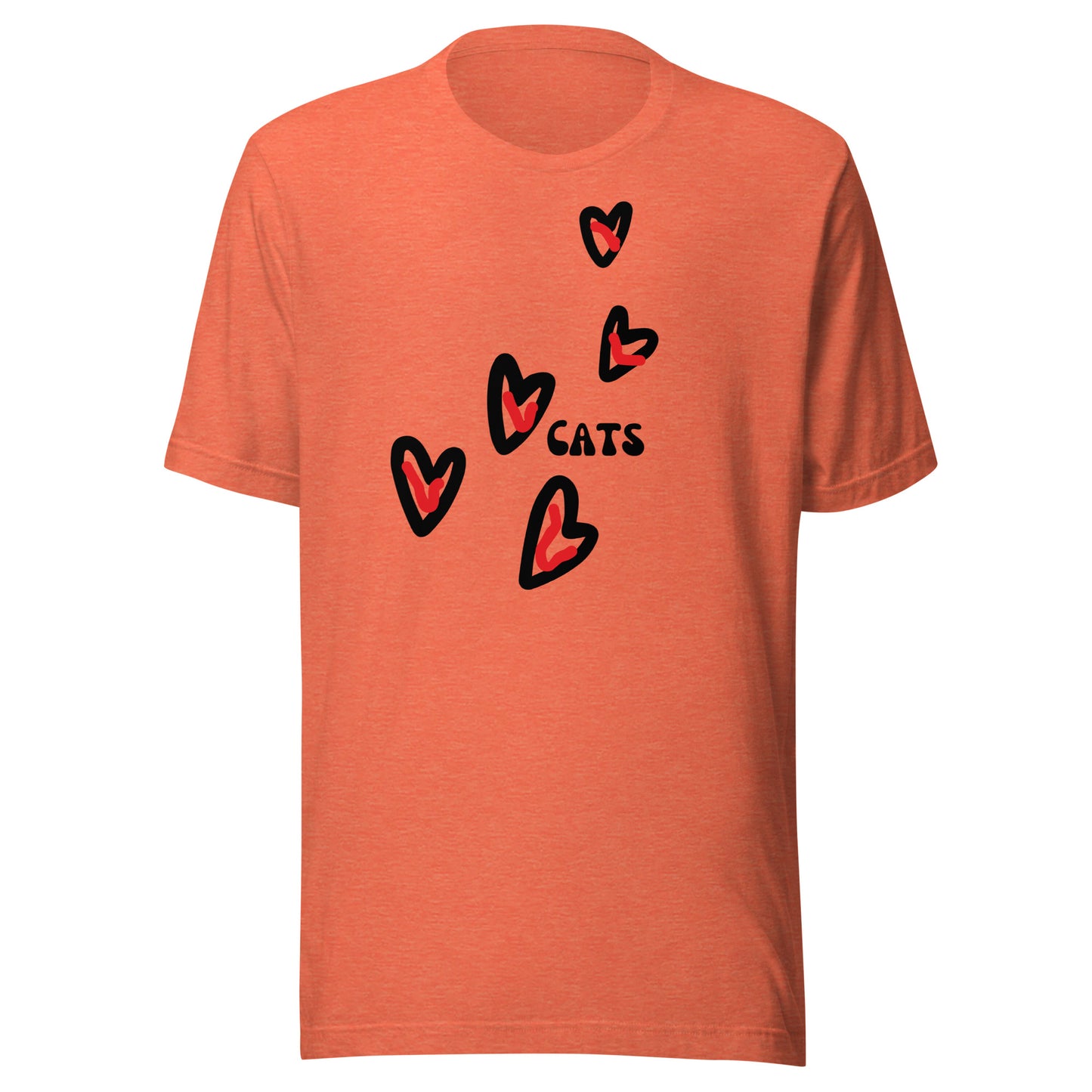 I Love Cats | Short Sleeve | Unisex T-Shirt - #tag1# - #tag2# -