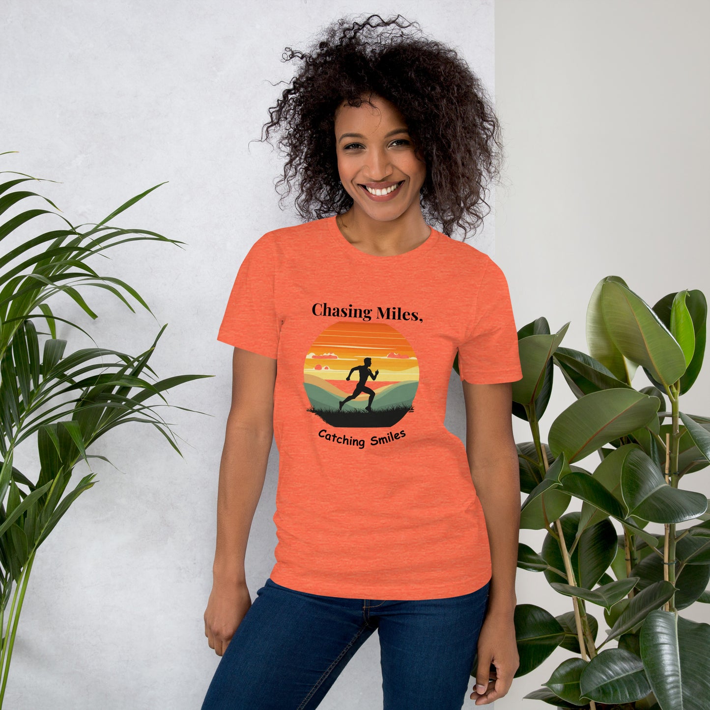 chasing miles orange woman