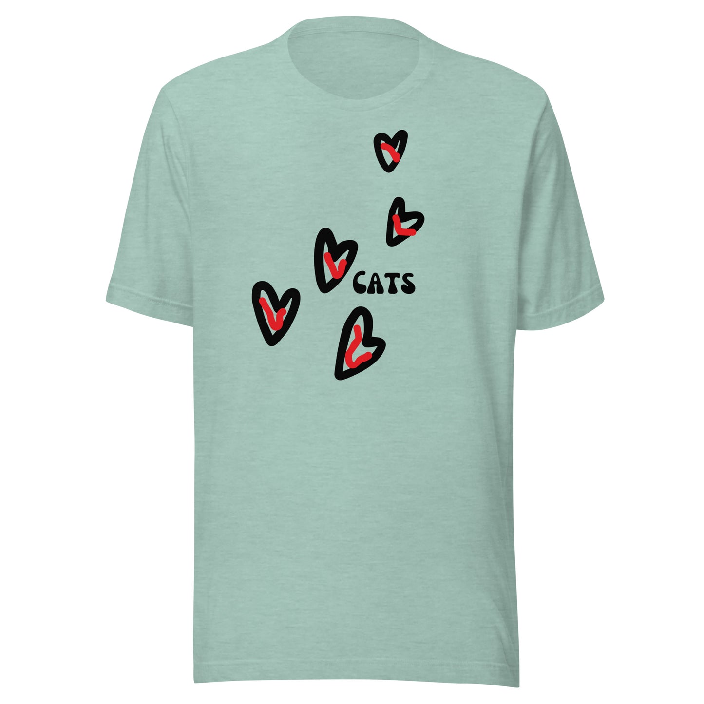 I Love Cats | Short Sleeve | Unisex T-Shirt - #tag1# - #tag2# -