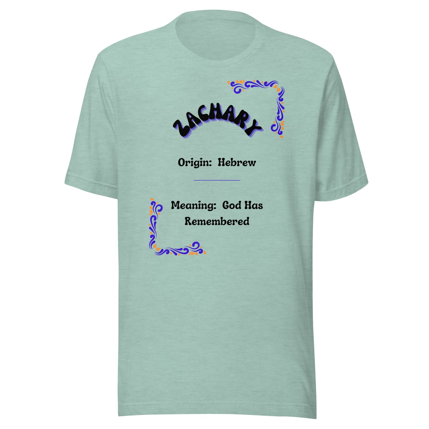 Zachary | Short Sleeve | Name Unisex T-Shirt - #tag1# - #tag2# -