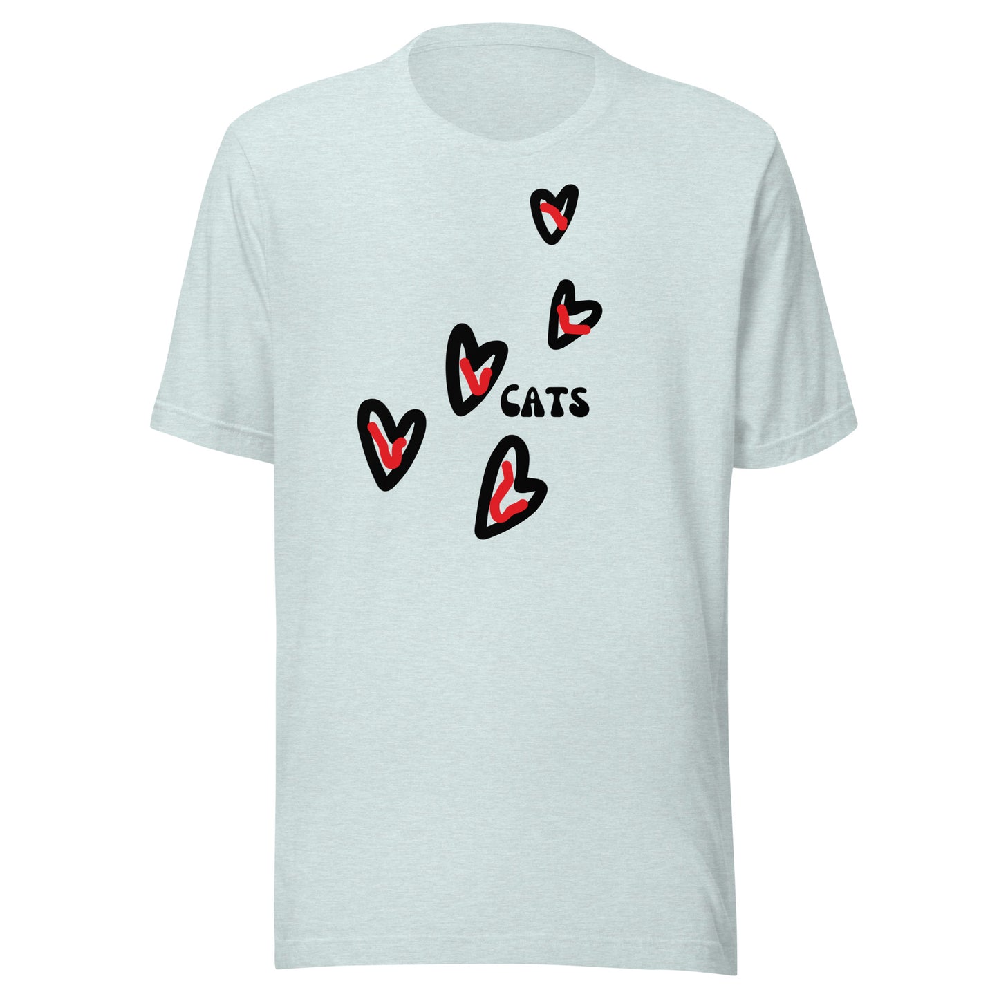 I Love Cats | Short Sleeve | Unisex T-Shirt - #tag1# - #tag2# -