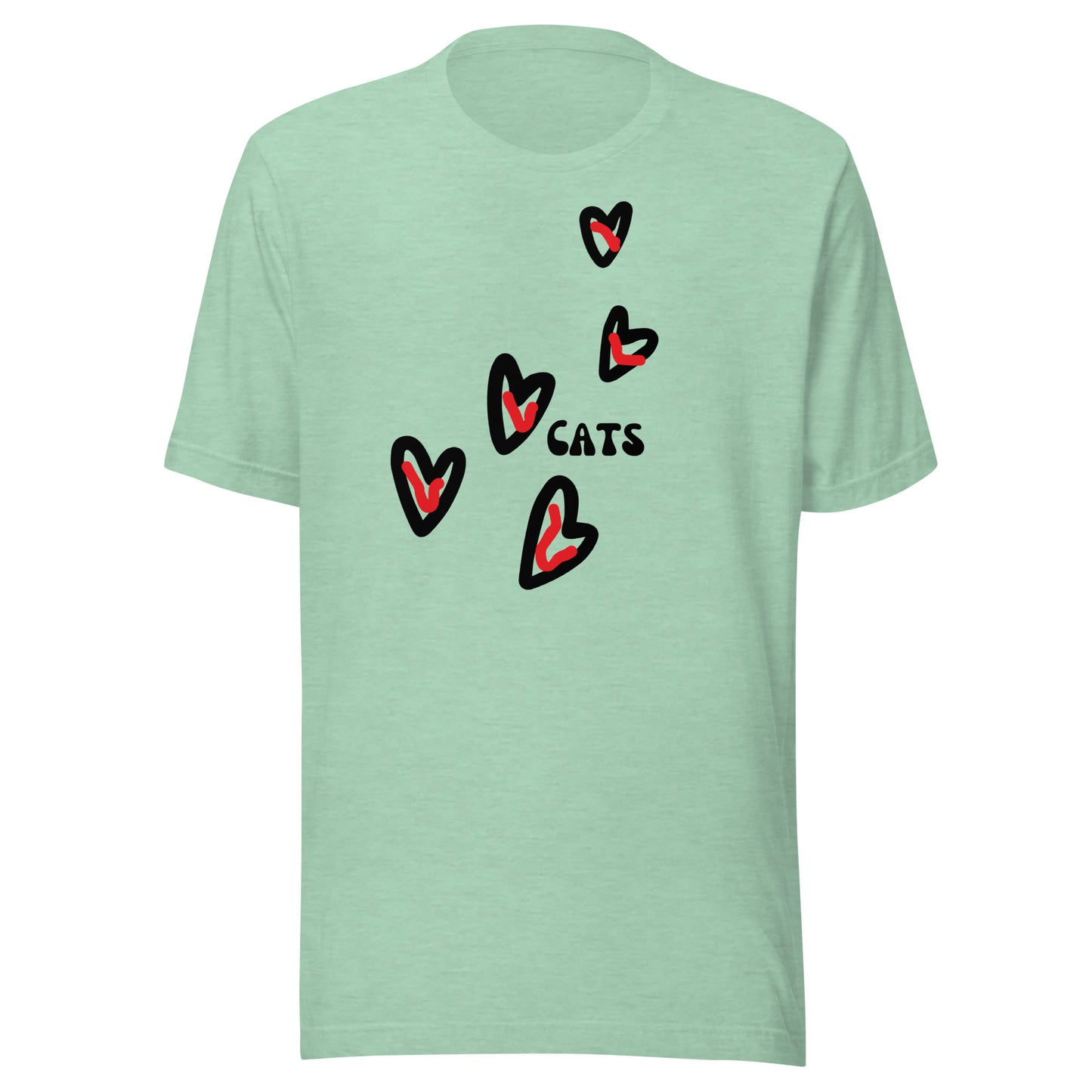 I Love Cats | Short Sleeve | Unisex T-Shirt - #tag1# - #tag2# -