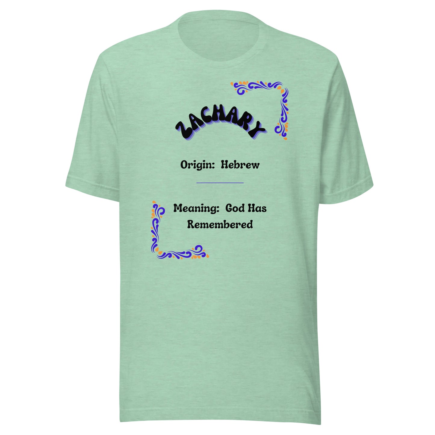 Zachary | Short Sleeve | Name Unisex T-Shirt - #tag1# - #tag2# -