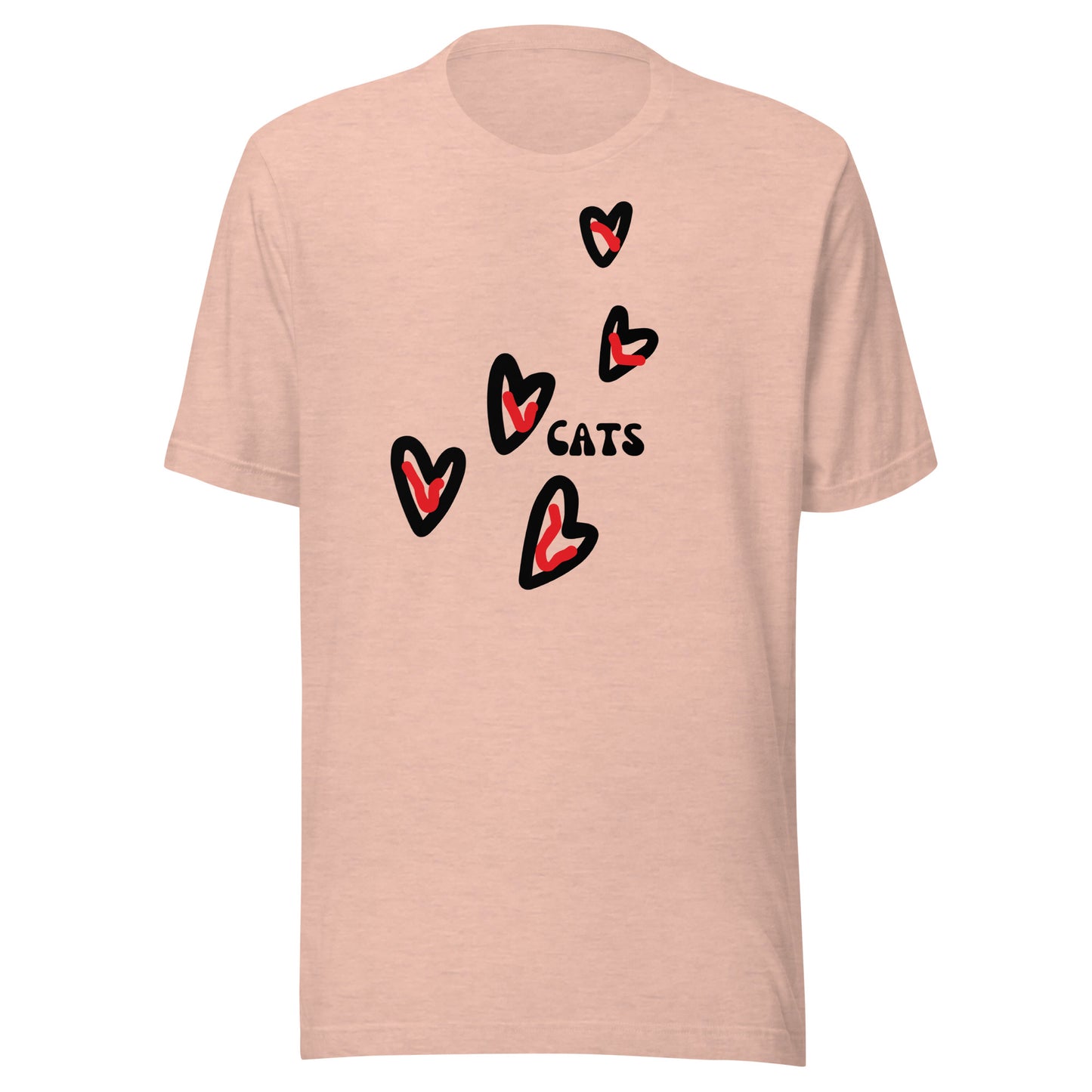 I Love Cats | Short Sleeve | Unisex T-Shirt - #tag1# - #tag2# -